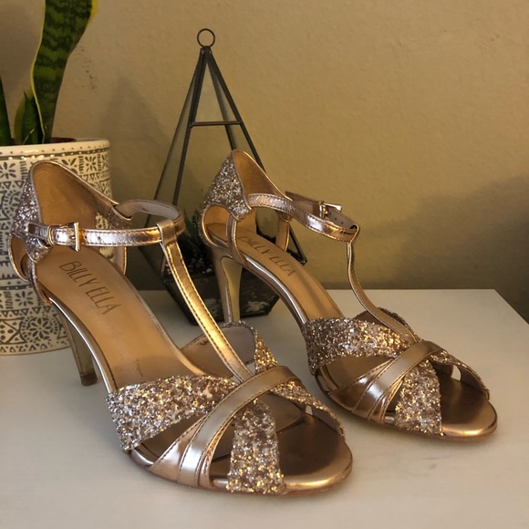 🌟EUC🌟Billy Ella Rose Gold Heels - Picture 2 of 6